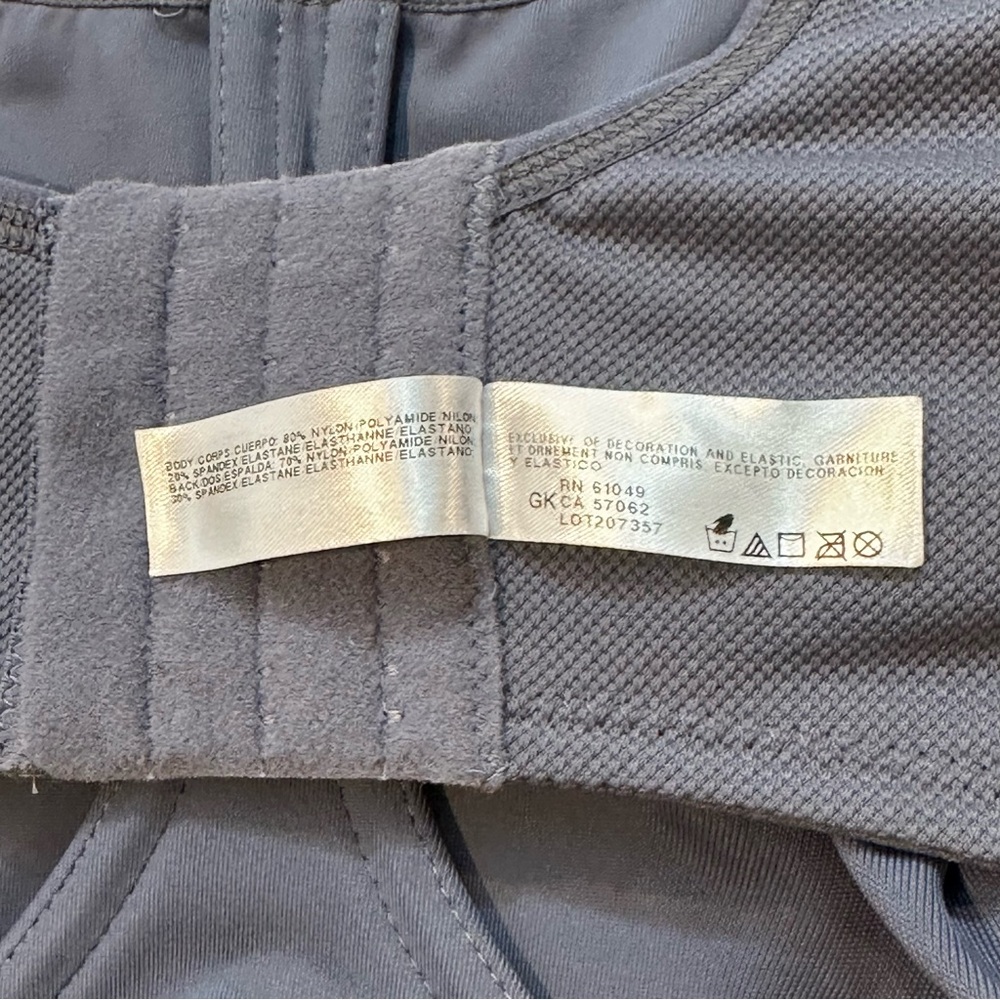 Wacoal Gray High Impact Underwire Sports Bra 40H Supportive - Picture 9 of 15